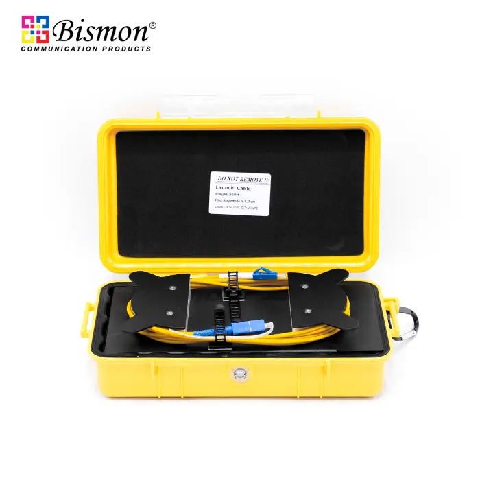 SC-LC-OTDR-Launch-Dummy-load-fiber-optic-Single-mode-500M-Yellow-box-set